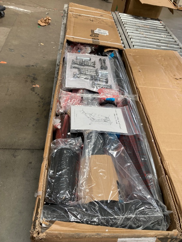 Photo 1 of **BOX 1 OF 4 ONLY FINAL SALE**Sportsroyals Home Gym, Multifunctional Home Gym Equipment, Workout Station with 154LBS Weight Stack, Exercise Equipment for Full Body Traning with Pulley System
