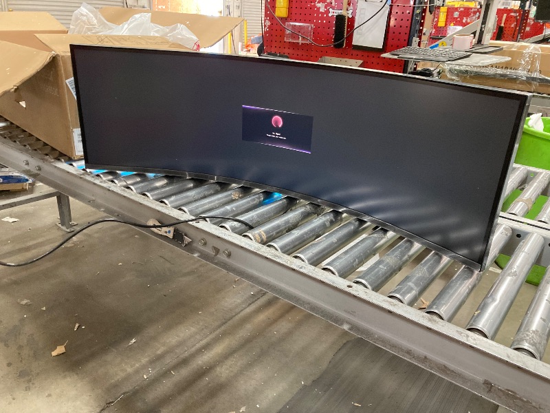 Photo 1 of LG 49" UltraGear DQHD (5120x1440) Curved Gaming Monitor, 240Hz, 1ms, VESA DisplayHDR 1000, HDMI 2.1, DisplayPort, 4-Pole HP Out DTS HP:X, AMD FreeSync Premium Pro, Tilt/Swivel/Height Stand, Black
