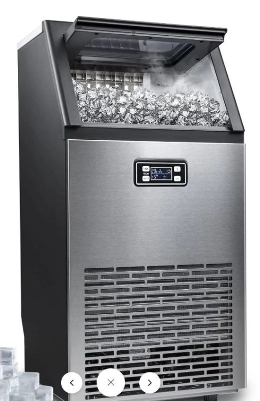 Photo 1 of 100LBS/200LBS/265LBS Freestanding Commercial Ice Maker Z5845A
