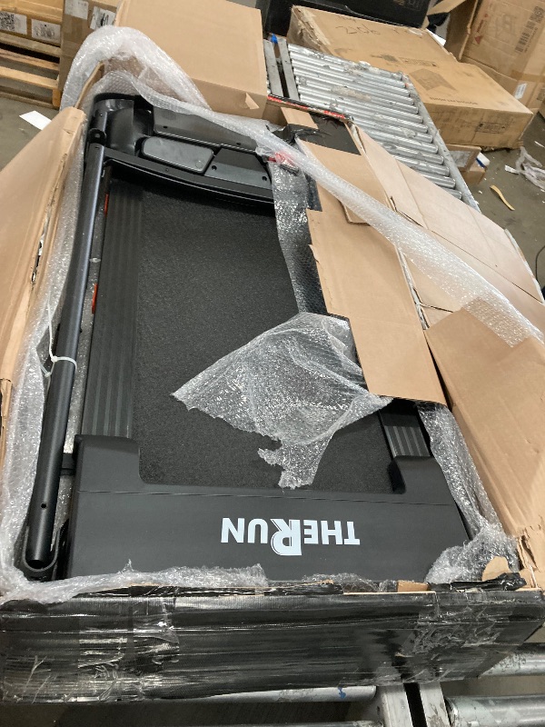 Photo 1 of THERUN Incline Treadmill for Running and Walking, 300 lbs Weight Capacity Folding Treadmill with 0-15% Auto Incline, Wide Belt, 3.5HP, App, Heart Rate
