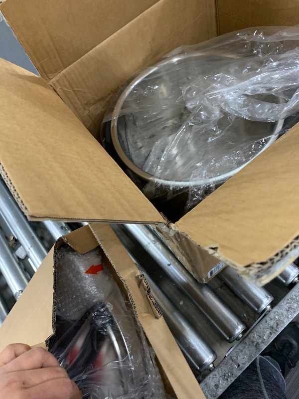 Photo 1 of 3-In-1 304 Stainless Steel Pressure Cooker 13 QT: [Explosion-Proof] [3 PSI Settings], One-Hand Locking, Induction Compatible, Glass Lid & Steamer Rack Included, Olla de Presion