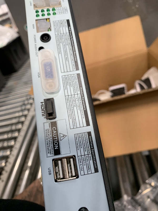 Photo 1 of Auto Tracking 4K 2-Way Audio PTZ PoE Outdoor Wired Security Cameras System Home Wired Cameras Video Surveillance ***ONLY 5 OUT OF 8 CAMARAS INCLUDED