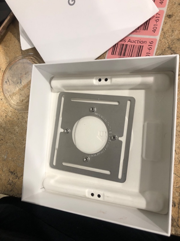 Photo 1 of Google Nest Learning Thermostat - 3rd Gen (2015) - Programmable Smart Thermostat for Home - Works with Alexa - Stainless Steel