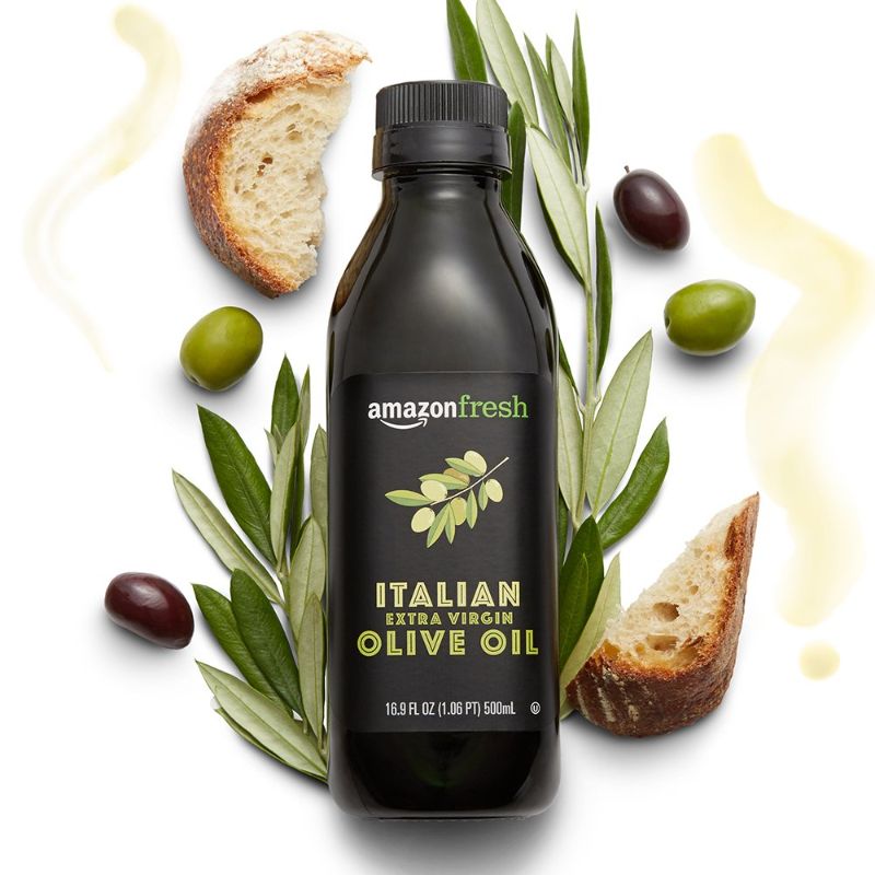 Photo 1 of Amazon Fresh, Italian Extra Virgin Olive Oil, 16.9 Fl Oz EXP MAY 21/2026
