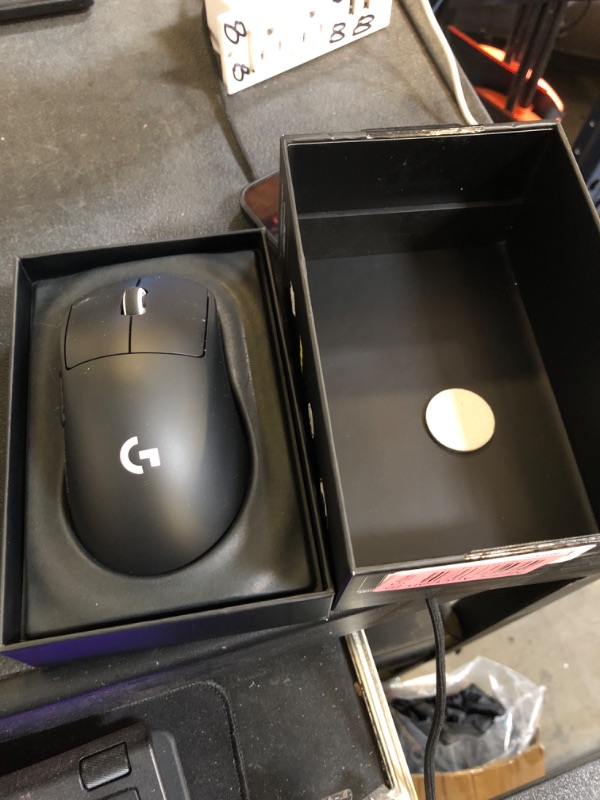 Photo 1 of Logitech G PRO X Superlight 2 DEX Lightspeed Wireless Gaming Mouse, 60g Pro-Grade Lightweight Mouse with 5 Programmable Buttons, 44k DPI Sensor, USB-C Charging, for PC/Mac - Black