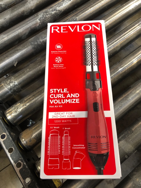 Photo 2 of Revlon 1200W Perfect Style Hot Air Kit | Style, Curl, and Volumize, 3 Piece Set