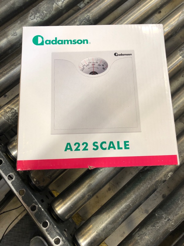 Photo 2 of Adamson A22 Bathroom Scale for Body Weight - Up to 260 LB - New 2024 - Anti-Skid Rubber Surface - Analog Bathroom Weight Scales - Affordable - Durable with 20-Year Warranty - White