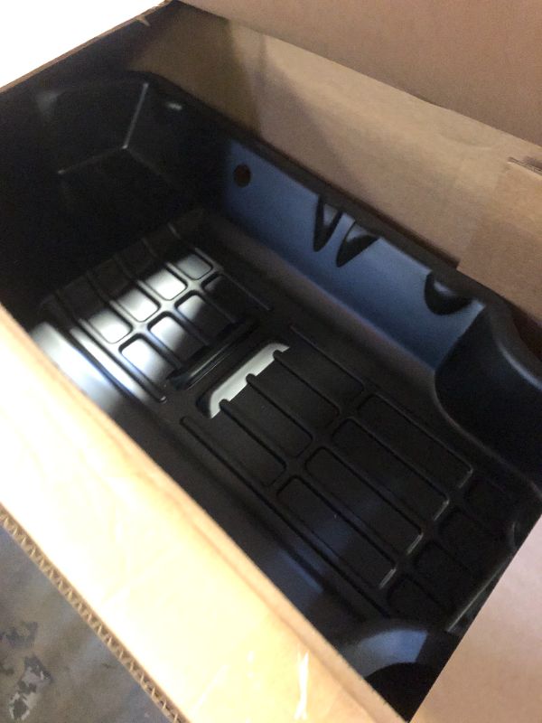 Photo 2 of Rough Country Under Seat Storage for Chevy Silverado 1500 (2019-2024) & 2500HD/3500HD (2020-2024) - Custom-Fit Under Seat Truck Storage, Silverado Underseat Storage - Durable, Anti-Skid Thermoplastic