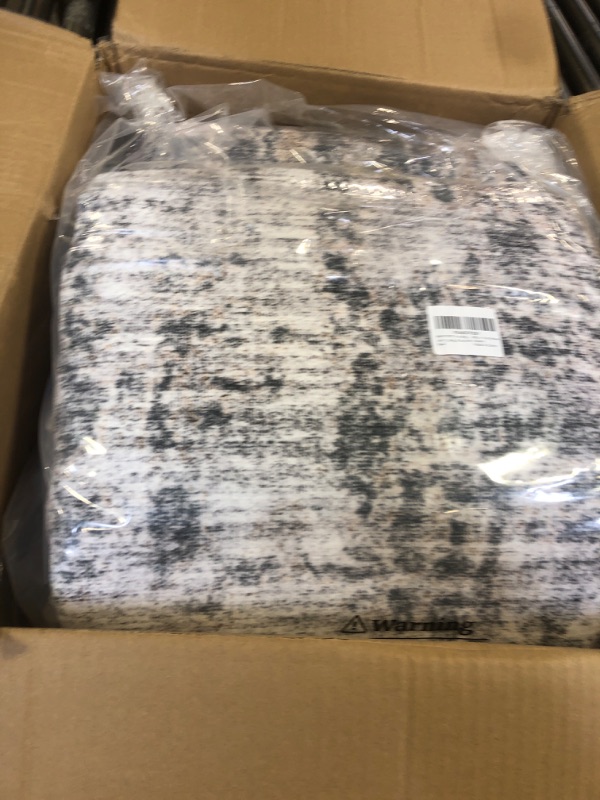 Photo 1 of DMOYEST Area Rug Living Room Rugs - 10x12 Washable Large Soft Indoor Neutral Modern Abstract Low Pile Rug Carpet for Bedroom Dining Room Farmhouse Home Office - Grey Brown