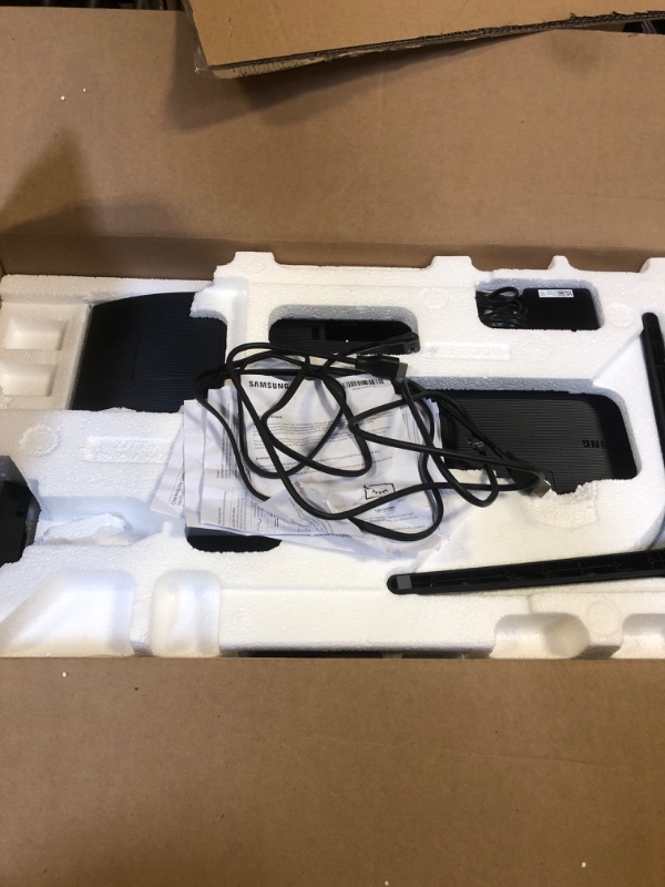 Photo 1 of Samsung 27' T35F Series FHD 1080p Computer Monitor, 75Hz, IPS Panel, HDMI, VGA (D-Sub), AMD FreeSync, Wall Mountable, Game Mode, 3-Sided Border-Less, Eye Care, LF27T350FHNXZA