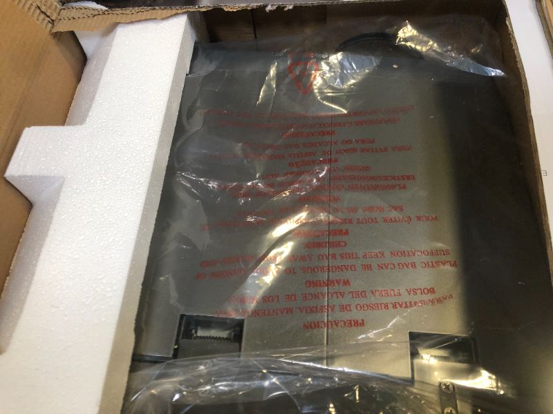 Photo 1 of Electric Kitchen Composter, 4L Large Capacity Smart Indoor Compost Bin with Timer Display, 2 Detachable Carbon Filter, Compost Machine Odorless for Countertop, Turn Waste into Natural Fertilizer,Grey