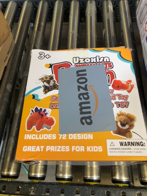 Photo 1 of 72 Pack Mini Stuffed Animal, Assorted Plush Toy (Dinosaur, Zoo, Ocean), Party Favors for Kid, Perfect for Claw Machine Filler, Goody Bag Stuffers, Keychain, Carnival Prizes, Classroom Reward Gift Bulk