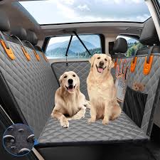 Photo 1 of XUDAKAIXIN Dog Car Seat Cover,Back Seat Extender for Dogs-Supports 480lb, Camping Air Mattress, Hammock Travel Bed,Non Inflatable Car Bed Mattress for Car SUV Truck. (Black-Orange)
