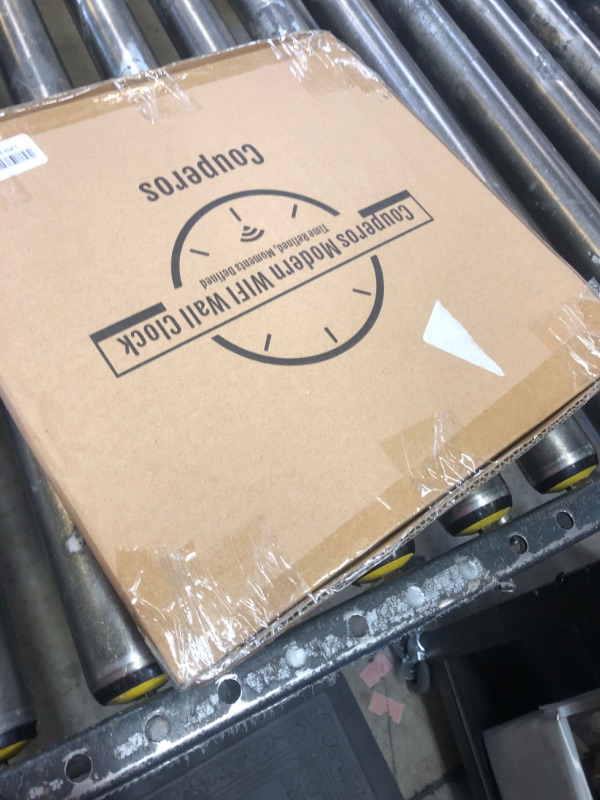 Photo 1 of Couperos WiFi Wall Clock with Auto-DST 12 Inch, Silent Non-Ticking Round Modern Battery Powered Clock Smart Analog WiFi Clock for Home Office Kitchen Bathroom