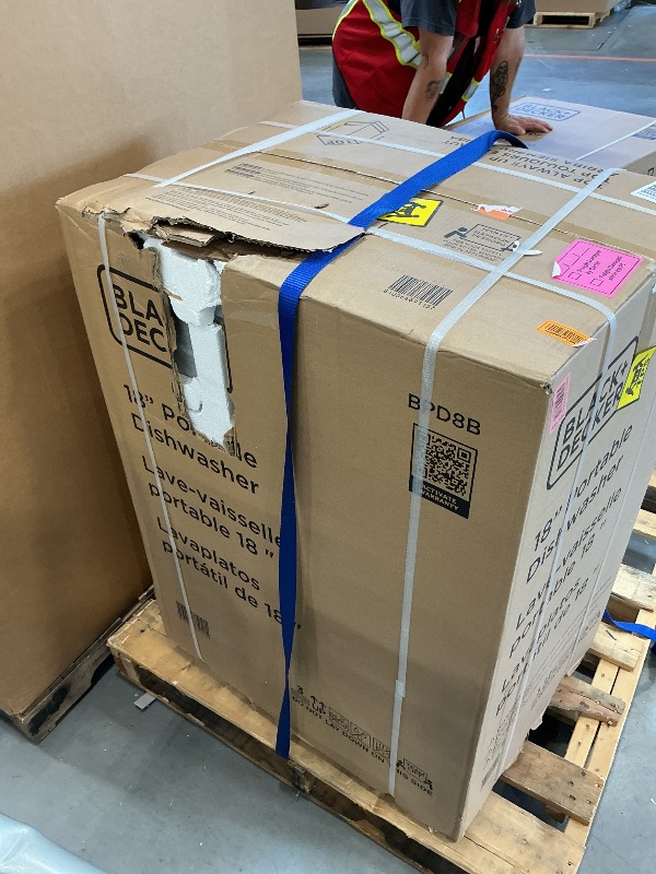 Photo 1 of BLACK+DECKER 18-Inch Portable Dishwasher, Energy Star, BPD8B, Black