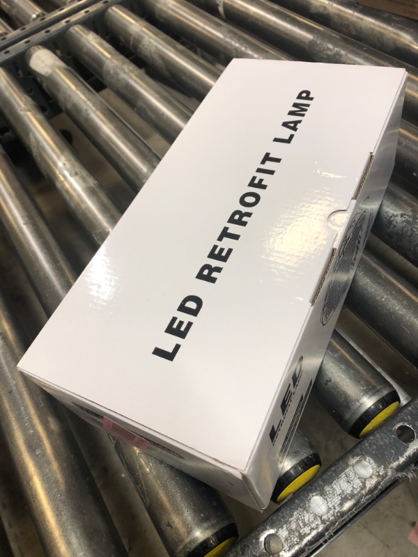 Photo 1 of LED Shoebox Retrofit Kit - Power Selectable 75W/95W/115W LED Shoebox Light Bulb, Rotatable Outdoor Street Lighting, 5000K E39 Mogul Security Lights, Parking Light, UL, DLC (115)