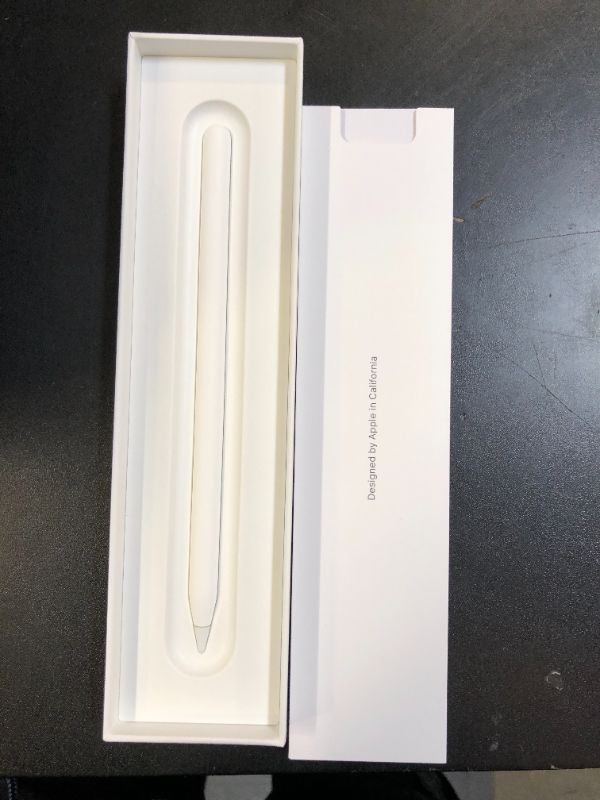 Photo 2 of Apple Pencil (2nd Generation): Pixel-Perfect Precision and Industry-Leading Low Latency, Perfect for Note-Taking, Drawing, and Signing documents. Attaches, Charges, and Pairs magnetically.