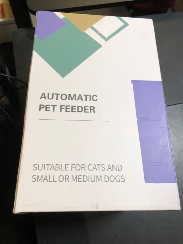 Photo 2 of IMIPAW Automatic Cat Feeders, 3L Timed Cat Dry Food Dispenser, Dual Power Supply, Programmable Portion Size, 1-6 Meals Per Day, Auto Pet Feeder for Cats and Small Dogs