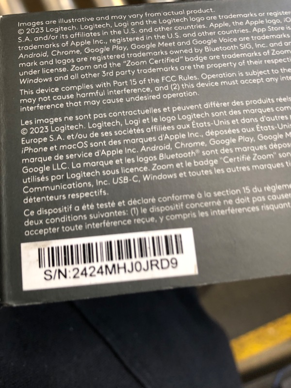 Photo 2 of Logitech Zone 950 Premium Noise Canceling Headset with Hybrid ANC, Bluetooth, USB-C, USB-A, Certified for Zoom, Google Meet, Google Voice, and Fast Pair - Graphite