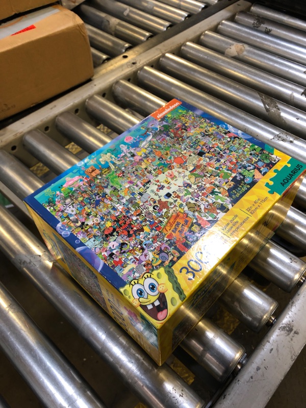 Photo 1 of Aquarius Spongebob Squarepants Puzzle (3000 Piece Jigsaw Puzzle) - Officially Licensed Spongebob Merchandise & Collectibles - Glare Free - Precision Fit - 32 x 45 Inches
