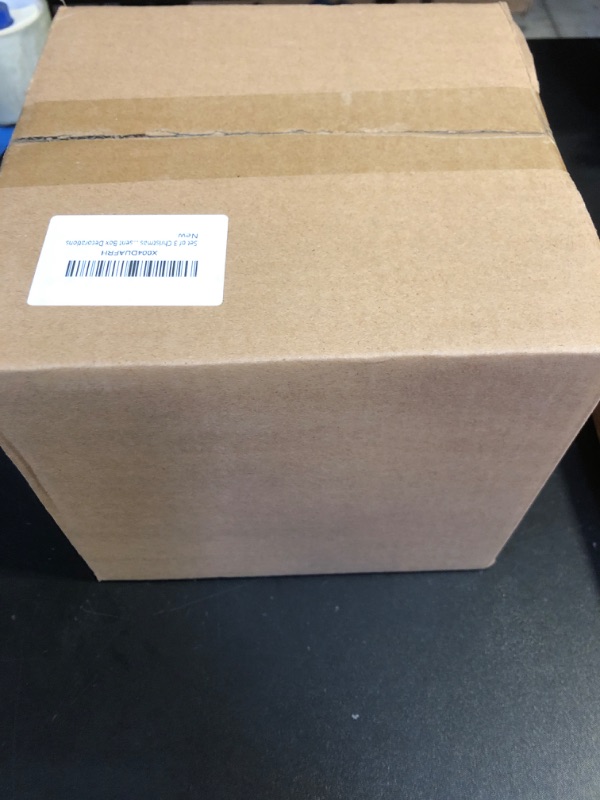 Photo 1 of Christmas Lighted Gift Boxes,Pre-lit 60 LED Light Up Berry Present Boxes,Battery Operated Christmas Decorations Front Porch,Outdoor Christmas Lawn Decorations Yard