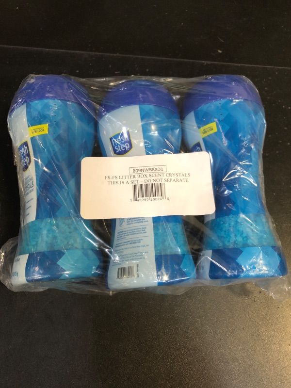 Photo 1 of Fresh Step Cat Litter Crystals | Cat Litter Box Deodorizer Product for All Cats | Combats Cat Odors and Neutralizes Smells | Fresh Scent, Value Size 70 oz, 4.6X Larger Container (3 Count)