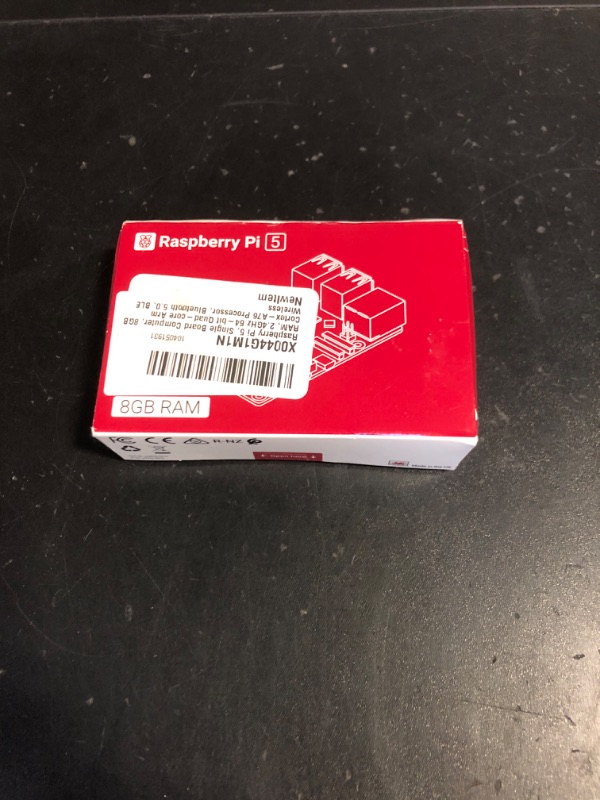 Photo 1 of Raspberry Pi 5, Single Board Computer, 8GB RAM, 2.4GHz 64-bit Quad-core Arm Cortex-A76 Processor, Bluetooth 5.0, BLE Wireless