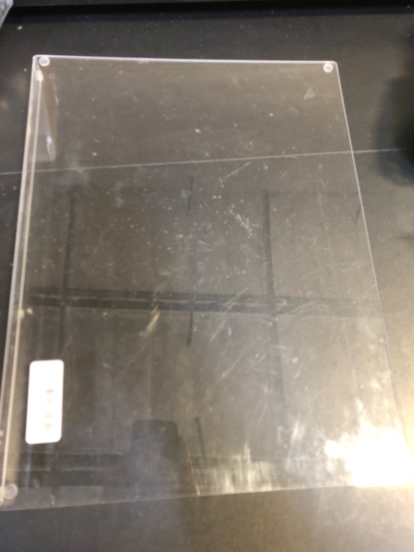 Photo 1 of Acrylic Cutting Board with Counter Lip, 17.5x13.5 Inch Clear Cutting Boards for Kitchen Counter, Large Cutting Board Non Slip for Countertop Protector, Apartment Essentials Kitchen Decor Gifts