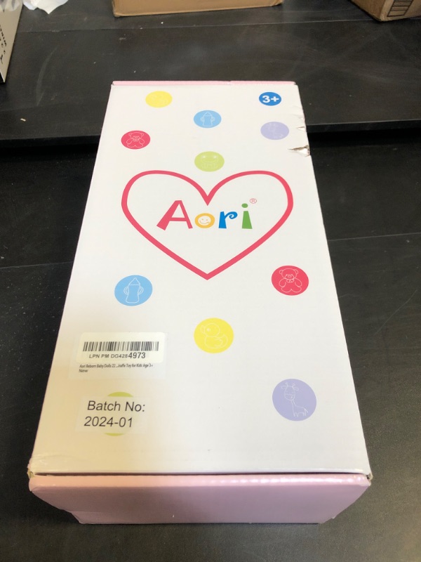 Photo 1 of Aori Lifelike Reborn Baby Dolls- 22 inch Realistic Newborn Baby Girl Doll, Gift for Kids, Grandma, Newparents, Collectors