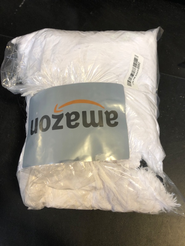 Photo 1 of XeGe Faux Fur Bean Bag Cover(No Filler), Fluffy Stuffed Animal Storage Bean Bag Chair Cover for Bedroom Home Decor, Furry Fuzzy Big Gaming Bean Bag Cover for Adults Teens Kids Girls, Anti-Slip, White