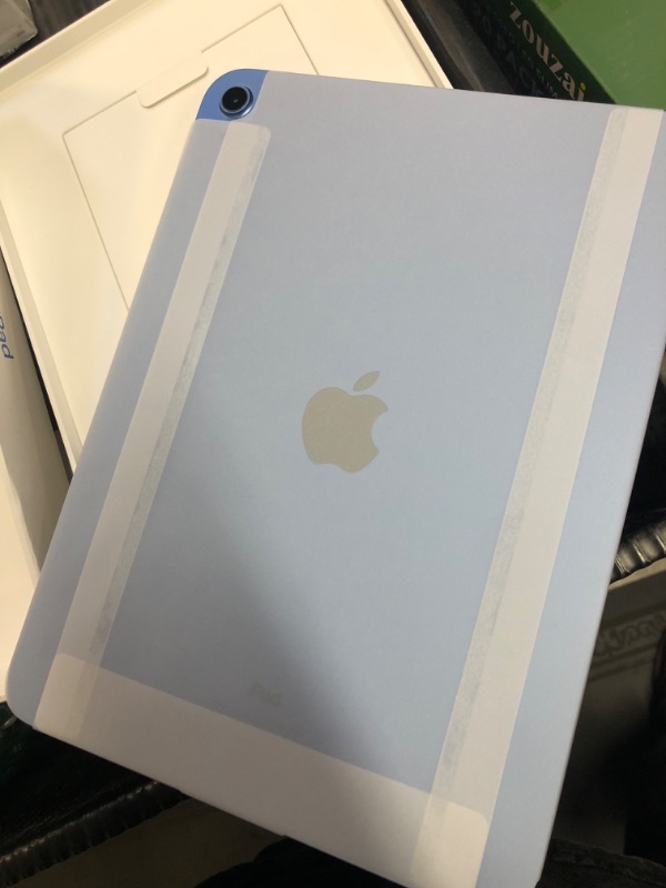 Photo 2 of Apple iPad (10th Generation): with A14 Bionic chip, 10.9-inch Liquid Retina Display, 64GB, Wi-Fi 6, 12MP front/12MP Back Camera, Touch ID, All-Day Battery Life – Blue