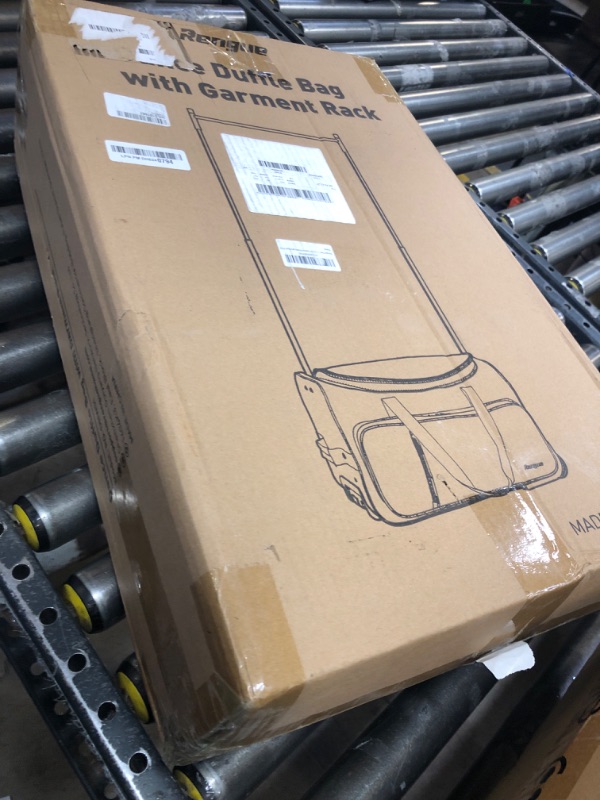 Photo 1 of Rengue Dance Bag With Garment Rack, 23" Dance Duffle Bag with Garment Rack, Rolling Garment Bags for Travel, Wheeled Upright Luggage Closet Suitcase in Black+Pink