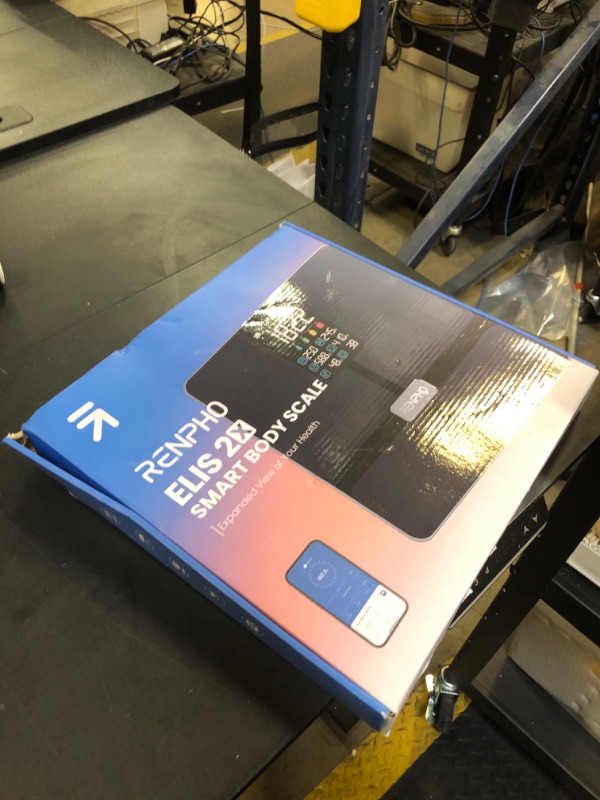 Photo 1 of RENPHO Smart Scale with BMI, Body Fat, Muscle Mass, Bluetooth Scale for Body Weight, FSA HSA Store Eligible, 13 Metrics with Large VA Display, Support App Connection, Black, Elis 2X