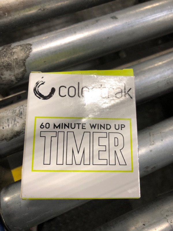 Photo 1 of 60 Minute Wind Up Timer, Visual Mechanical Timer, from 0 to 60 Minutes, for Kitchen, Hair Color Processing, Tanning Time, Kids' Home and Classroom Activities or Timeouts, Black