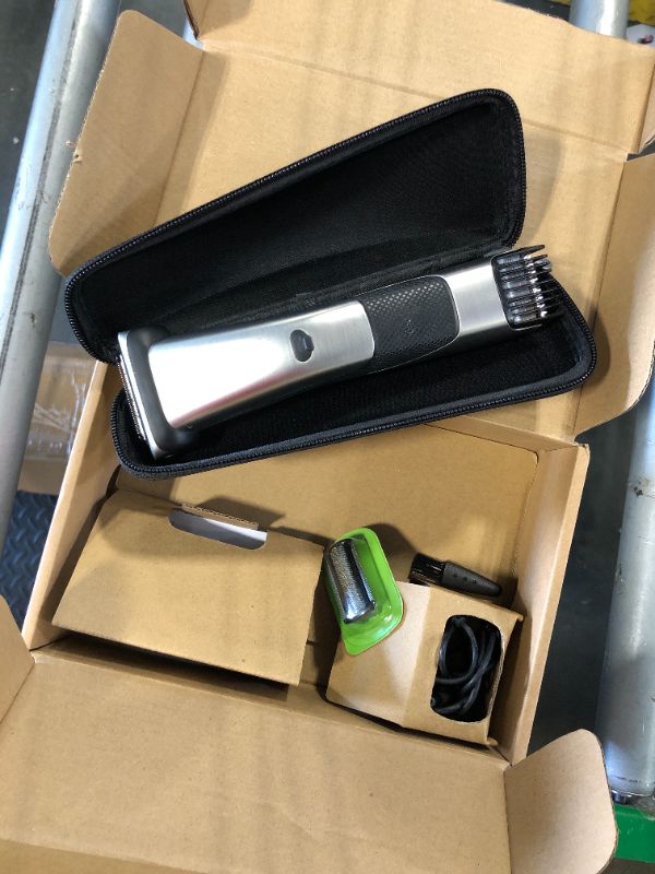 Photo 1 of ***only body grooming shave part work, trimmer damaged, head push out, unknown if hair stuck problem of joint broken*** Philips Bodygroom 7000 Series, Showerproof Groin and Body Trimmer for Men, Precise Body Grooming, Adjustable Comb, Safe Even Below The 