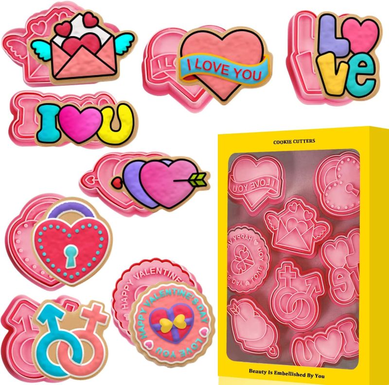 Photo 1 of 16Pcs Cartoon Farm Animals Biscuits Mold Cookie Stamps Set Fondant Biscuits Pastry Cookie Cutters For DIY Cake Baking Cookie Cutters For Baking Plastic