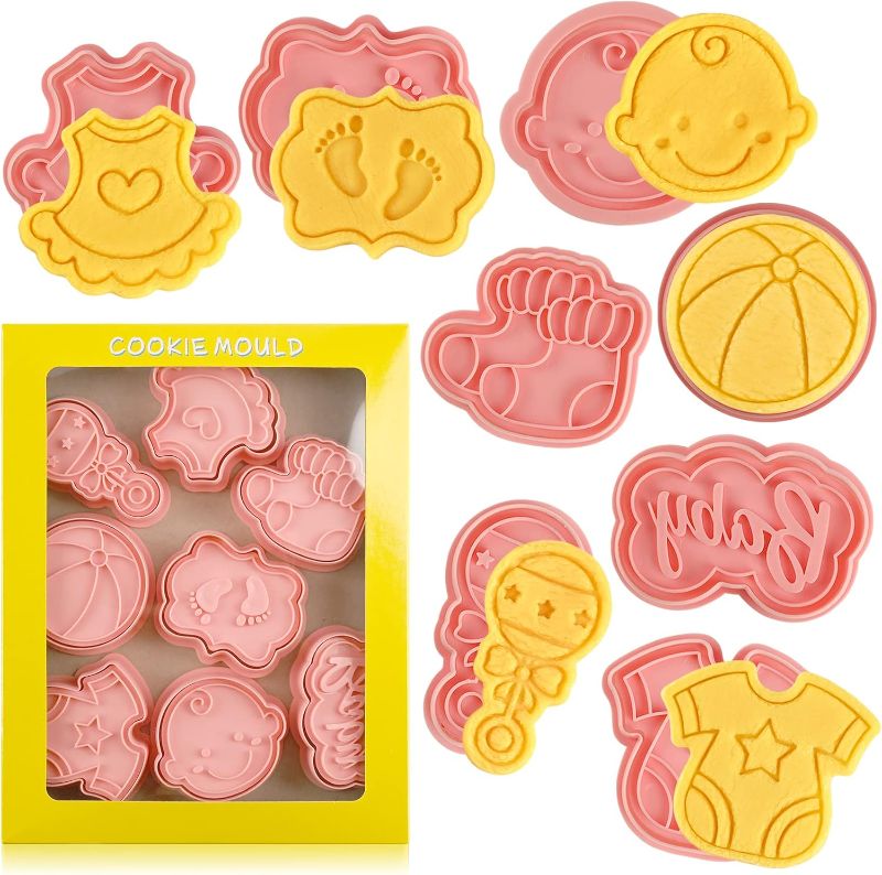 Photo 1 of 16Pcs Cartoon Farm Animals Biscuits Mold Cookie Stamps Set Fondant Biscuits Pastry Cookie Cutters For DIY Cake Baking Cookie Cutters For Baking Plastic

