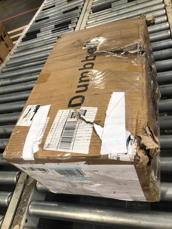 Photo 1 of **DAMAGE TO THE BOX*** Adjustable Dumbbell 55LB Single Dumbbell with 10 Weight Options, Anti-Slip Metal Handle for Home Gym Fitness