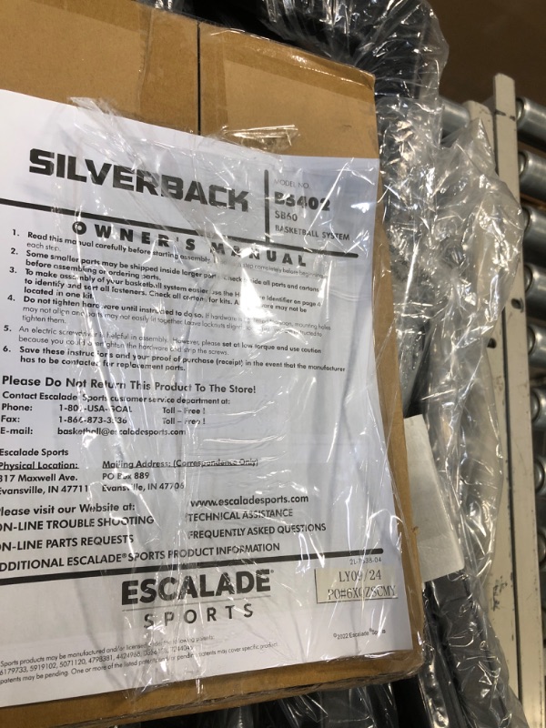Photo 1 of SILVERBACK   Basketball System, 50 Inch Shatterproof Backboard****MODEL SIMILAR***