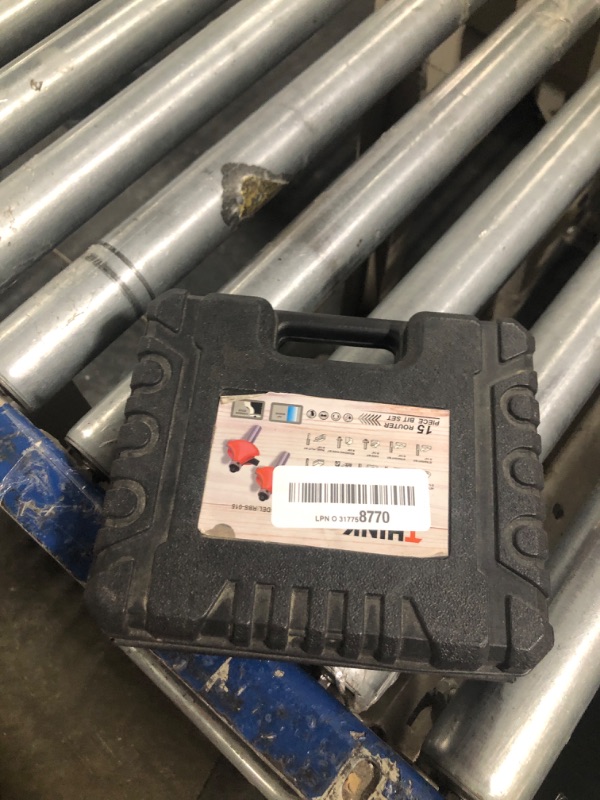 Photo 1 of ***only bits set, sell for parts, price locked*** THINKWORK Compact Router, 6.5-Amp 1.25 HP Compact Wood Palm Router, Wood Trimmer with 15 pieces 1/4" Router Bits Set, 30000R/MIN