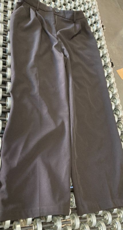 Photo 1 of FUNYYZO Fall Women Wide Leg Pants High Elastic Waisted in The Back Business Work Trousers Long Straight Suit Pants, Medium