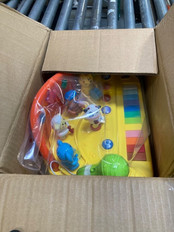 Photo 1 of Funny Cartoon Dancing Animals Kids Music Learning Piano Keyboard Toy