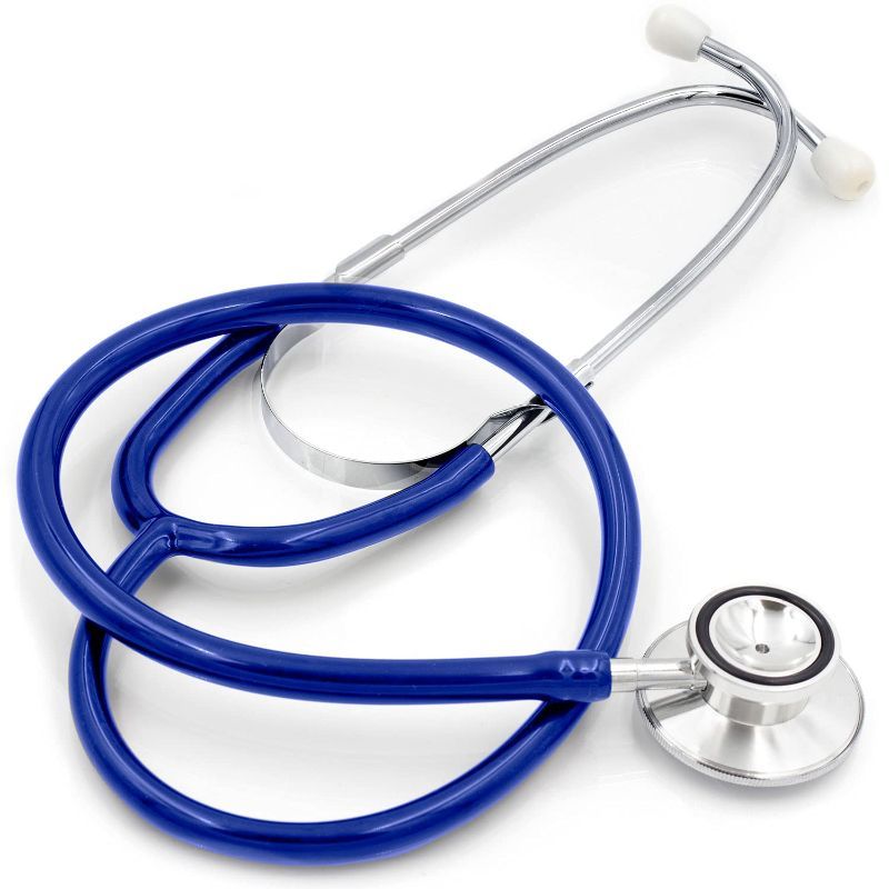 Photo 1 of ** ONLY 80**
MABIS Spectrum Dual Head Lightweight Cardiology Stethoscope, Blue (Pack of 100)
