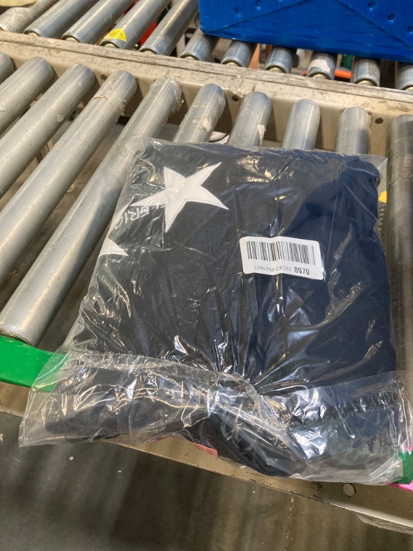 Photo 1 of Aelfric Eden Hoodies Y2k Star Oversized Graphic Hoodie Hooded Sweatshirt Black Crewneck Pullover Tops LARGE