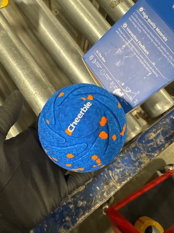 Photo 1 of ?New Material?Cheerble Smart Interactive Dog Toy, Wicked Ball AIR, Automatic Moving, Bouncing, and Rotating Ball, E-TPU Material, IPX7 Waterproof Rating, Active Rolling Ball for Medium and Large Dogs