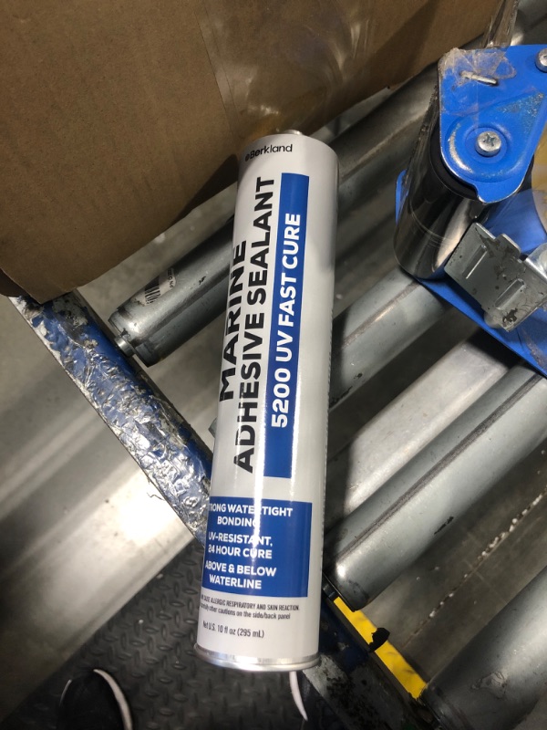 Photo 3 of 10 oz Marine Adhesive Sealant 5200 Fast Cure (White) - Permanent, Watertight Bonding and Sealing - UV Resistant, Above & Below Waterline - Compare to 05203 and 06520 FC M - by Berkland