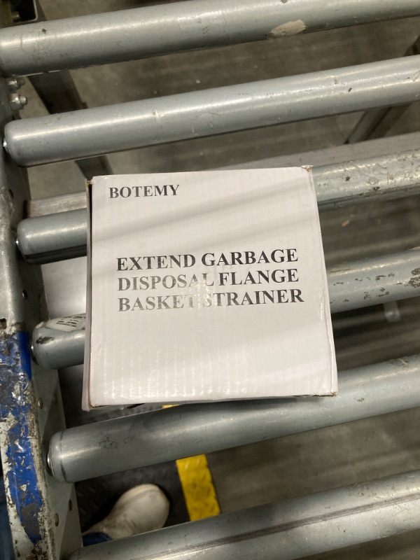 Photo 1 of BOTEMY Extended Garbage Disposal Flange Basket Strainer Stopper, Deep 304 Stainless Steel Kitchen Sink Flange for 3-1/2 Inch Standard Sink Drain Hole, Brushed Deep Sink Disposal Flange Stopper