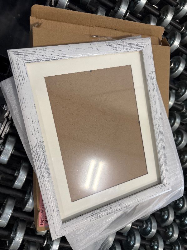 Photo 1 of AEVETE Picture Frame 8x10 White Wash Photo Frames Rustic for Wall and Desk Decor