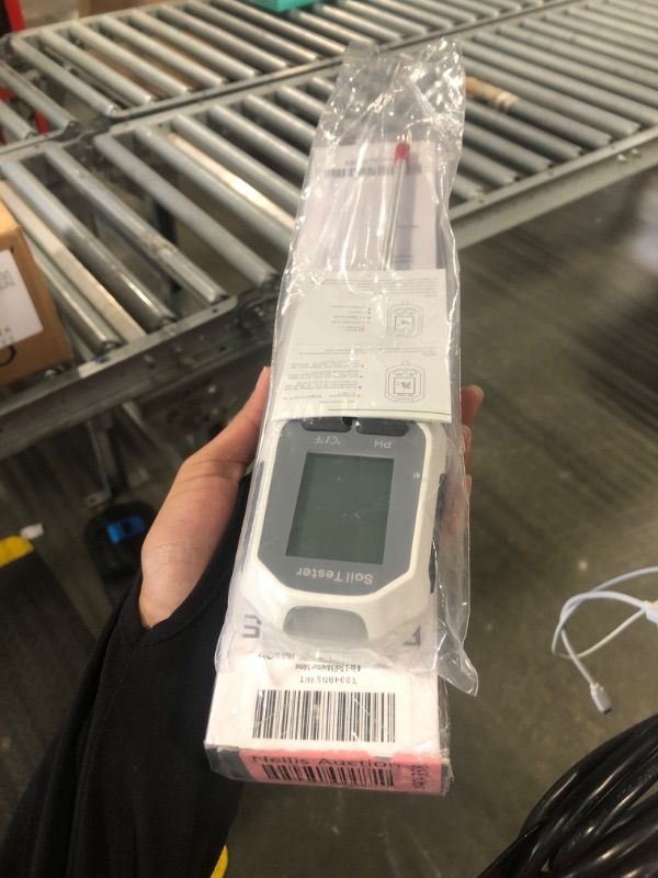 Photo 1 of 4-in-1 Soil Moisture Meter Digital Plant Temperature/Soil Moisture/PH Meter/Sunlight Intensity Backlight LCD Display Soil Test Meter for Gardening, Farming and Outdoor Plants