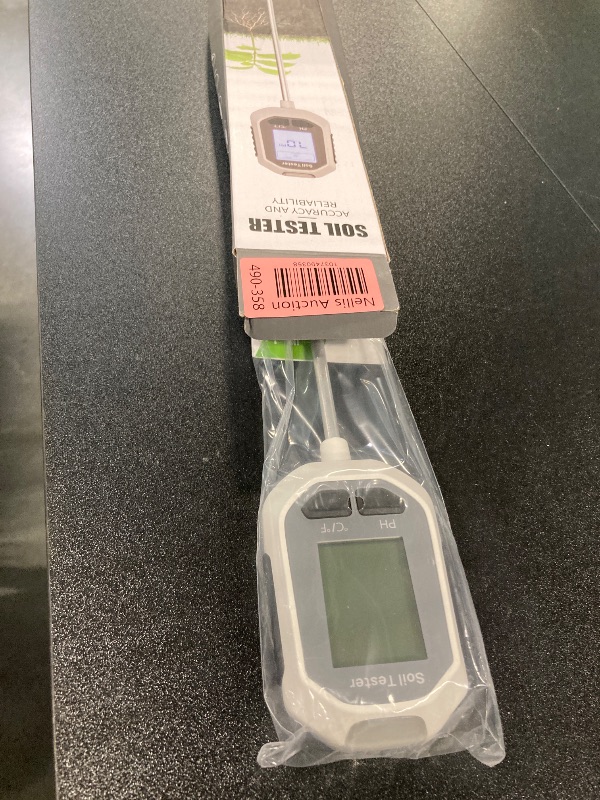 Photo 1 of 4-in-1 Soil Moisture Meter Digital Plant Temperature/Soil Moisture/PH Meter/Sunlight Intensity Backlight LCD Display Soil Test Meter for Gardening, Farming and Outdoor Plants